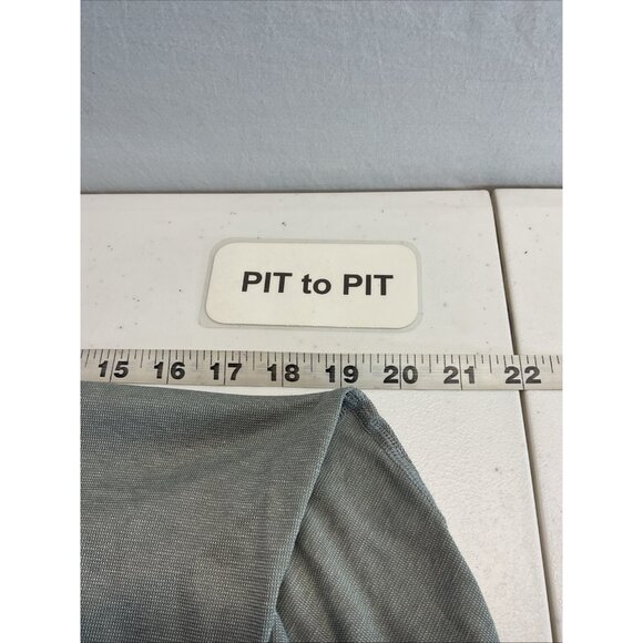 PATAGONIA CAPILENE‎ LIGHTWEIGHT BASE LAYER POLYESTER SHIRT Mens MED green - Picture 6 of 8